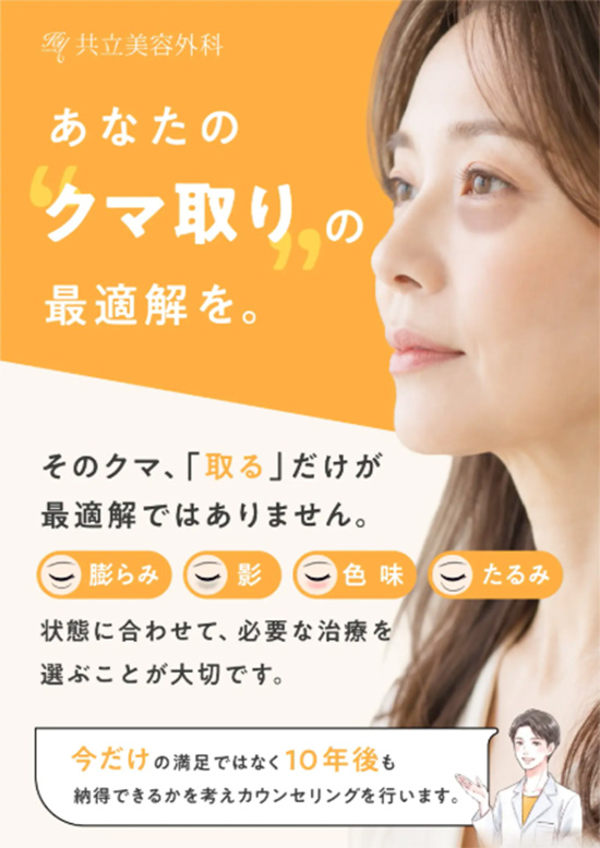 共立美容外科クマ取り