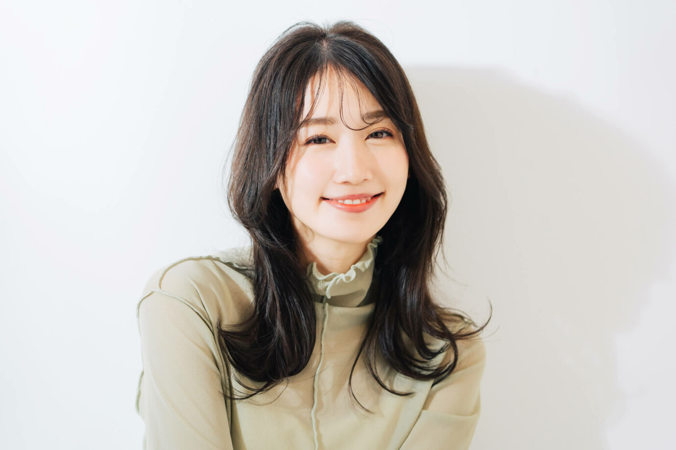 ミディアムヘアの女性